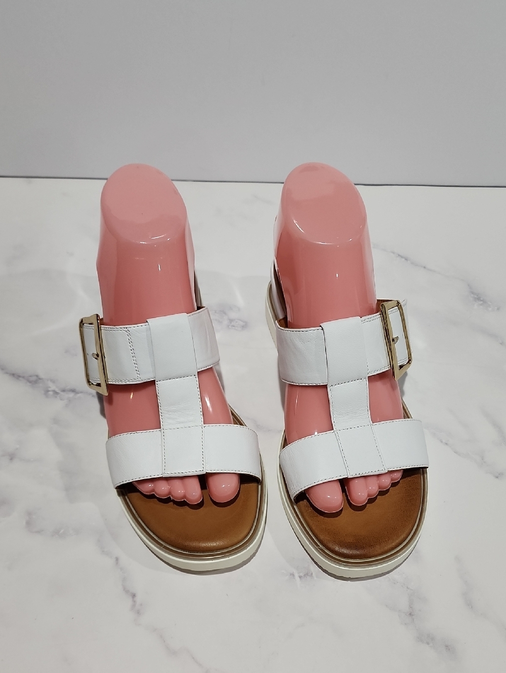 Spring Step White Shoes Genuine Leather